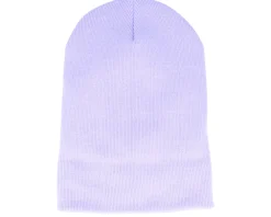 Online Beechfield Lavender Long Blank Beanie -