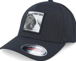 Hot Iconic Lazy Capybara Black Flexfit -