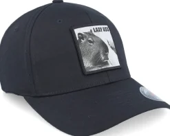 Hot Iconic Lazy Capybara Black Flexfit -