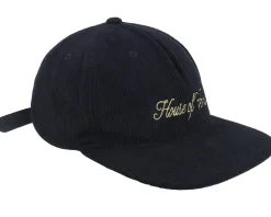 Outlet Vans Leisure Low Unstructured Black Strapback -