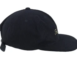 Outlet Vans Leisure Low Unstructured Black Strapback -