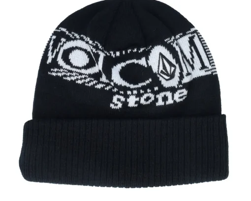 Clearance Volcom Lib Stone Legacy Beanie Ribbon Cuff - Red