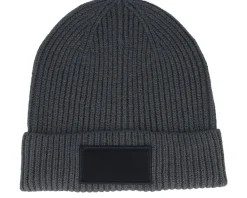Clearance Beechfield Light /Black Fashion Patch Cuff - Grey