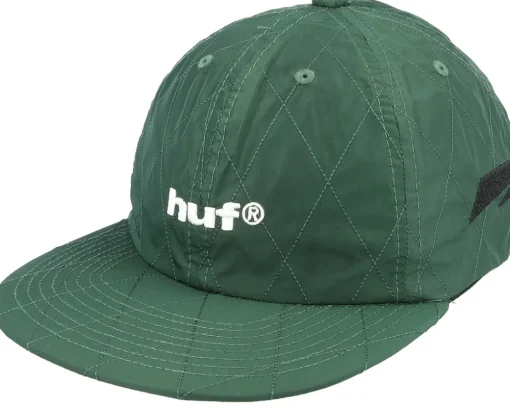 Snapback-HUF Lightining Quilted 6 Panel Hat Forest Strapback - Green