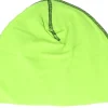 Blank Beanies-Beechfield Lime /Black Hemsedal Cotton Beanie - Green