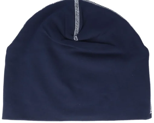 Blank Beanies-Beechfield Lime /Black Hemsedal Cotton Beanie - Green