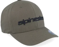 Fashion Alpinestars Linear Military Green/Black Flexfit -