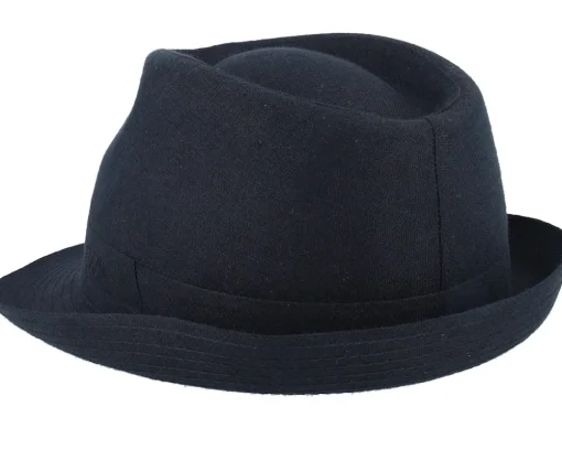 Clearance Stetson Linen Black Trilby -