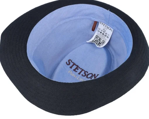 Clearance Stetson Linen Black Trilby -