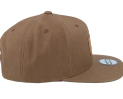 Snapback-Moomin Little My Engraved Patch Tan Snapback - Brown