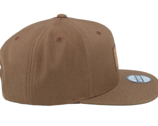 Snapback-Moomin Little My Engraved Patch Tan Snapback - Brown