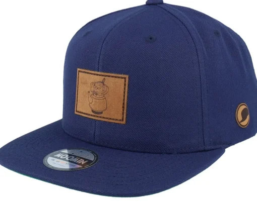 Snapback-Moomin Little My Engraved Patch Tan Snapback - Brown