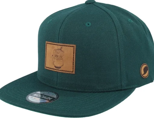 Snapback-Moomin Little My Engraved Patch Tan Snapback - Brown