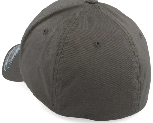 Flexfit-Born To Ride Live Fast Helmet Brown Patch Dark Grey Flexfit -