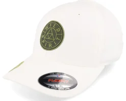Flexfit-Wild Spirit Logo Basic Mountain Organic Flexfit - White