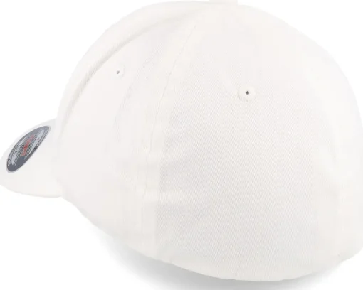 Flexfit-Wild Spirit Logo Basic Mountain Organic Flexfit - White