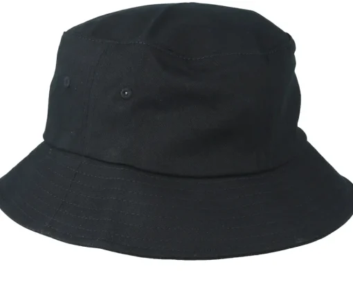Buckets-Bearded Man Logo Black Bucket -