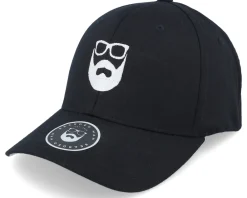 Flexfit-Bearded Man Logo Black Flexfit -