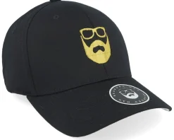 Flexfit-Bearded Man Logo Black/Gold Flexfit -