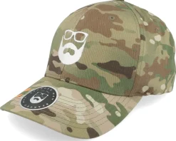 Flexfit-Bearded Man Logo Camo Flexfit -