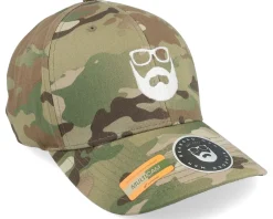 Flexfit-Bearded Man Logo Camo Flexfit -