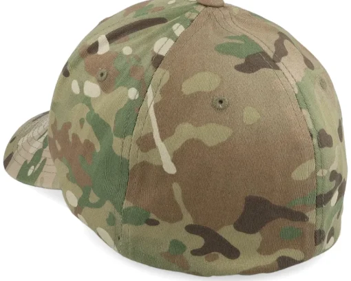 Flexfit-Bearded Man Logo Camo Flexfit -
