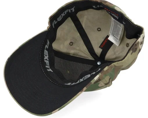 Flexfit-Bearded Man Logo Camo Flexfit -