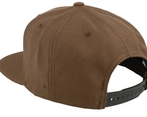 Sale Bearded Man Logo Light Brown Snapback -