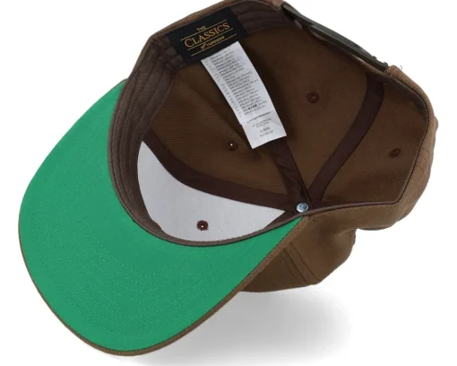 Sale Bearded Man Logo Light Brown Snapback -
