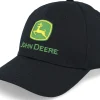 Adjustable-John Deere Logo Nrlad Cap Black Adjustable -