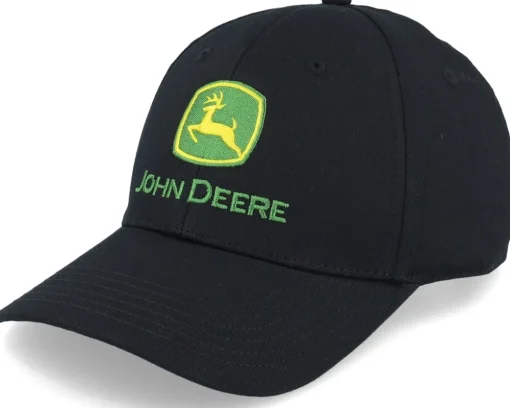 Adjustable-John Deere Logo Nrlad Cap Black Adjustable -