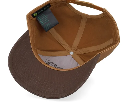 Adjustable-John Deere Logo Silhouette Embroidered Ball Brown Adjustable -