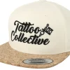 Snapback-Tattoo Collective Logo White/Cork Snapback -