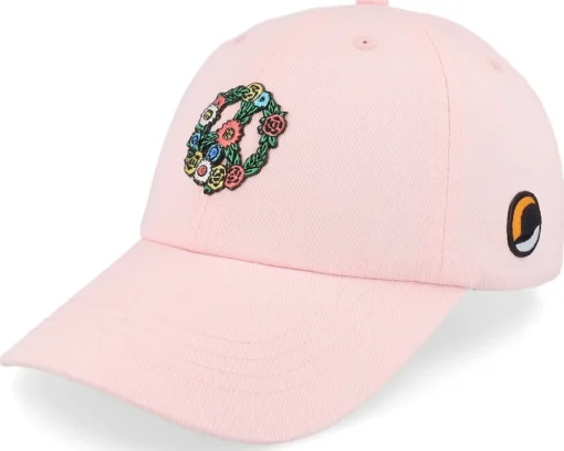 Dad Cap-Hatstore Lollapalooza Stockholm Flower Power Pastel Pink Dad Cap -