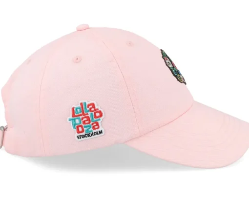 Dad Cap-Hatstore Lollapalooza Stockholm Flower Power Pastel Pink Dad Cap -