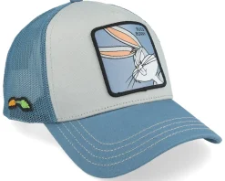 Trucker-Capslab Looney Tunes Bugs Bunny Grey/Blue A-Frame Trucker -