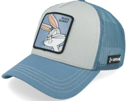 Trucker-Capslab Looney Tunes Bugs Bunny Grey/Blue A-Frame Trucker -