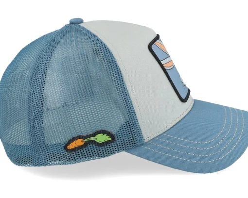 Trucker-Capslab Looney Tunes Bugs Bunny Grey/Blue A-Frame Trucker -
