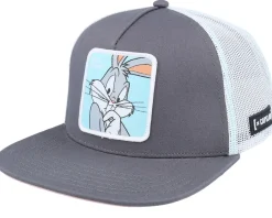 Trucker-Capslab Looney Tunes Bugs Bunny White/Grey Trucker -
