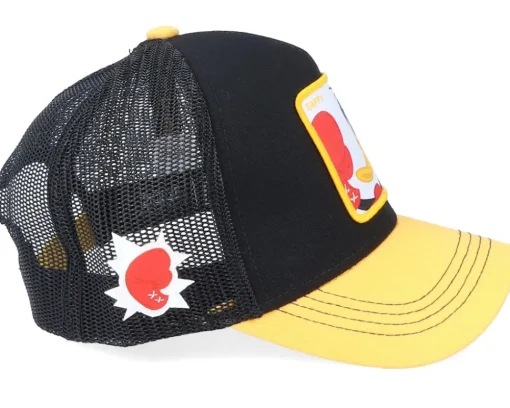 Trucker-Capslab Looney Tunes Daffy Duck /Yellow Trucker - Black