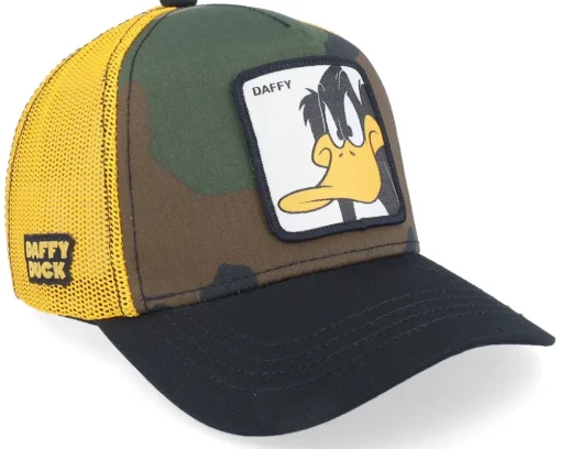 Trucker-Capslab Looney Tunes Daffy Duck /Yellow Trucker - Black