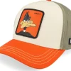 Trucker-Capslab Looney Tunes Daffy Duck Grey//Red A-Frame Trucker - Beige