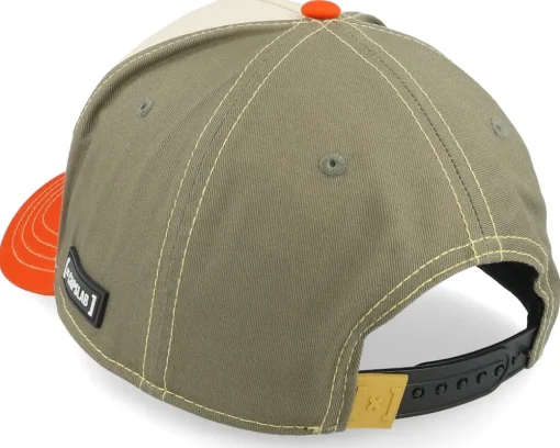 Trucker-Capslab Looney Tunes Daffy Duck Grey//Red A-Frame Trucker - Beige