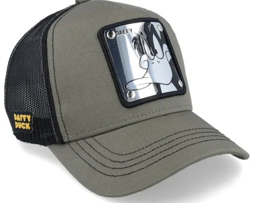 Trucker-Capslab Looney Tunes Daffy Duck Olive Trucker -