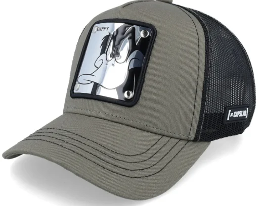 Trucker-Capslab Looney Tunes Daffy Duck Olive Trucker -