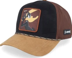 Trucker-Capslab Looney Tunes Daffy Duck Premium Brown/Black A-Frame Trucker -