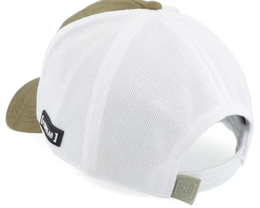 Trucker-Capslab Looney Tunes Daffy Duck White/Dark Green Premium A-Frame Trucker -