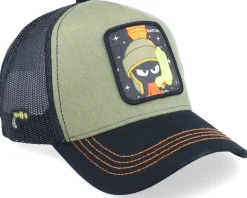 Trucker-Capslab Looney Tunes Marvin the Martian Green/Black Trucker -