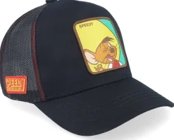 Trucker-Capslab Looney Tunes Speedy Gon Black Trucker -