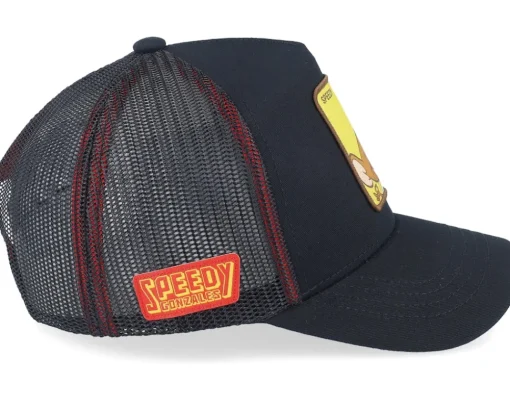 Trucker-Capslab Looney Tunes Speedy Gon Black Trucker -